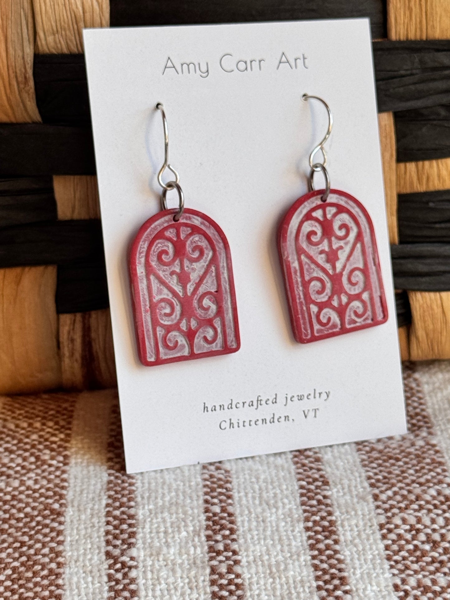 Printed Coffin Dangle