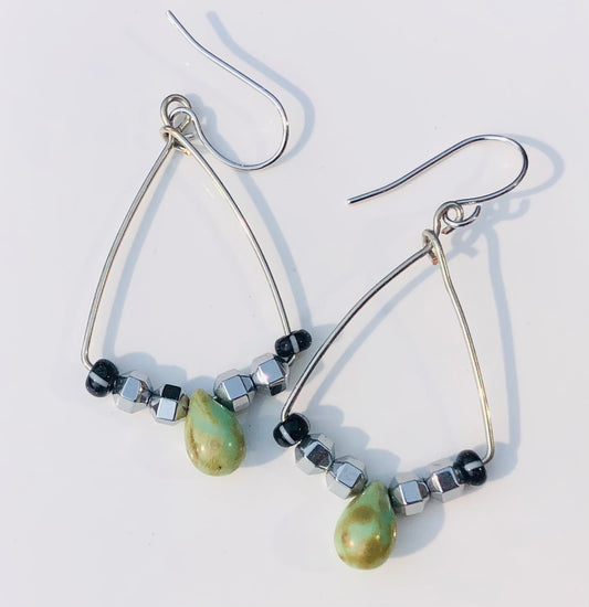 Lightweight Beaded Dangle Earrings